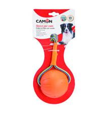 ORANŽOVÝ PLOVOUCÍ MÍČEK S LANEM 7,2 cm 1 ks