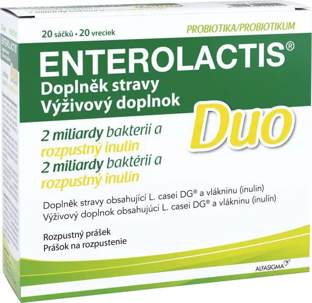 ENTEROLACTIS® Duo probiotika a prebiotika 20x5 g