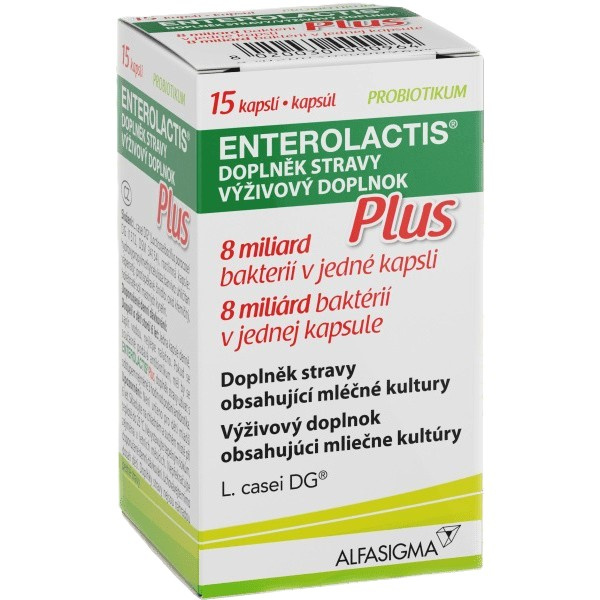 ENTEROLACTIS® Plus probiotika 15 kapslí