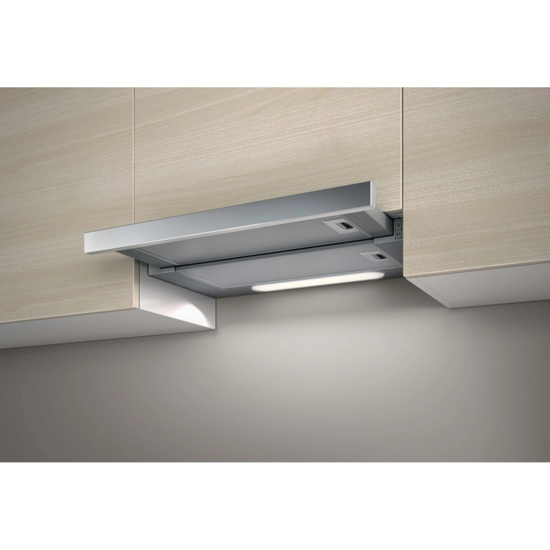 Elica Výsuvná digestoř Elite 14 LUX GRIX/A/60, šedá-nerez., 18 x 60 x 28-43,5 cm