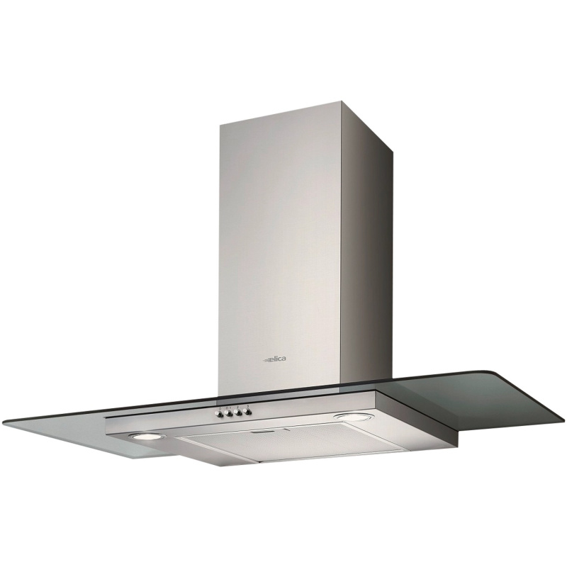 Elica Komínová digestoř Flat Glass IX/A/60, nerezová, 69 - 113 x 60 x 45 cm