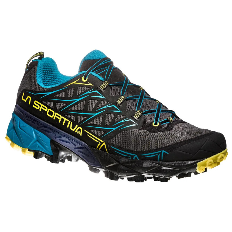 Pánské traliové boty La Sportiva Akyra Carbon/Tropic Blue 44,5