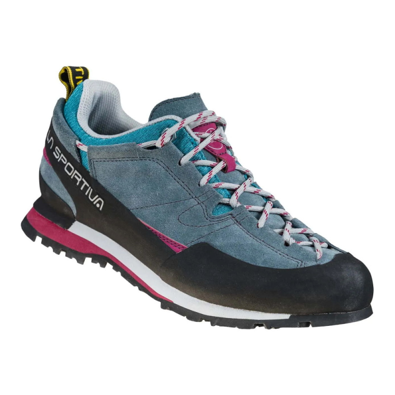Dámské trailové boty La Sportiva Boulder X Women Slate/Red Plum 38,5
