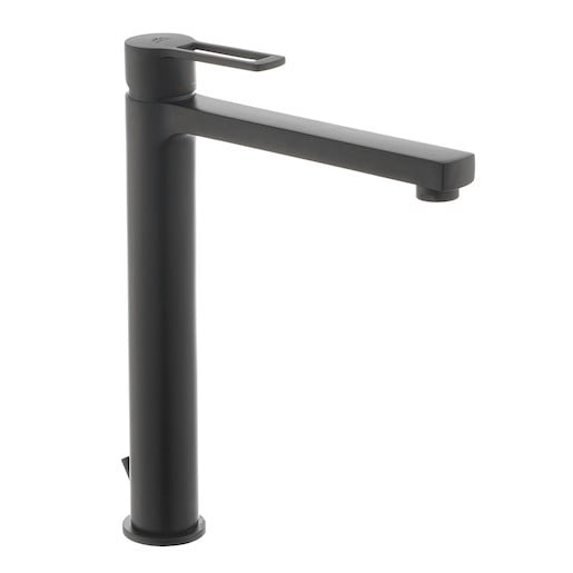 Paffoni Vallone vysoká umyvadlová baterie ringo s výpustí černá RIN085NO