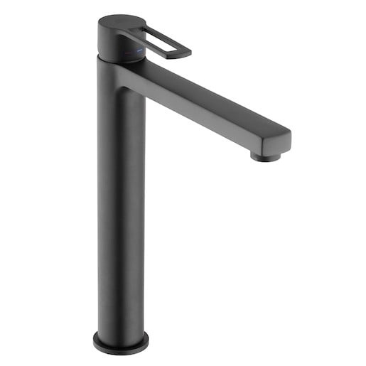 Paffoni Vallone vysoká umyvadlová baterie bez výpusti černá RIN081NO