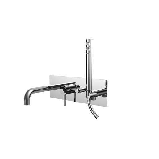Paffoni Light sprchová a vanová baterie včetně podomítkového tělesa chrom cr LIG001