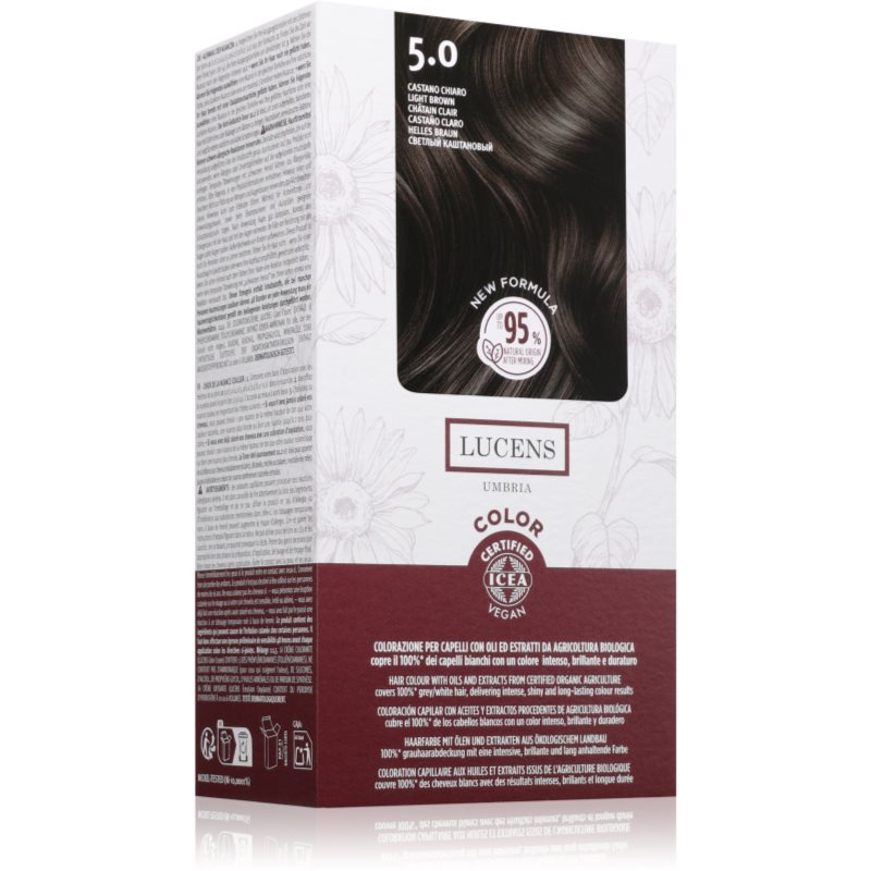 Kemon Group Umbria barva na vlasy odstín 5.0 Castano Chiaro 50 ml