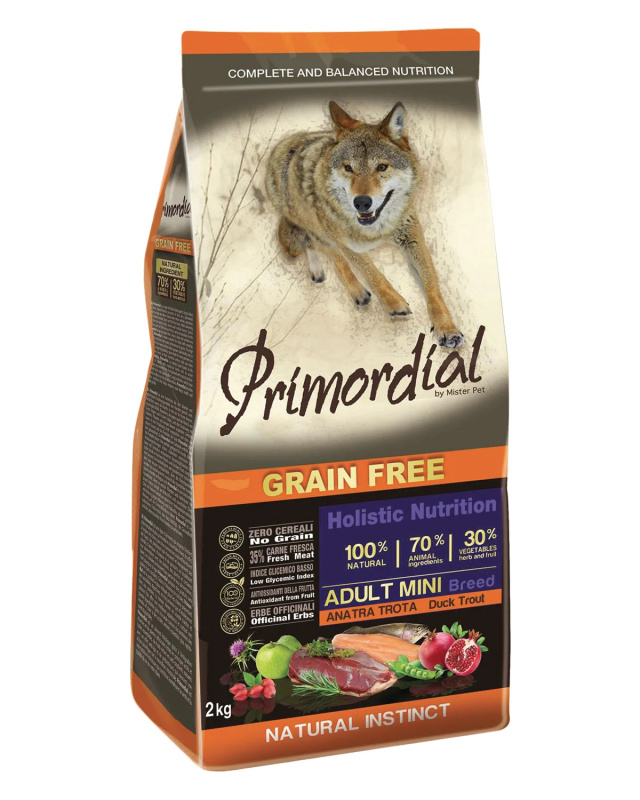 Primordial Adult Mini Adult Trout & Duck 2 kg