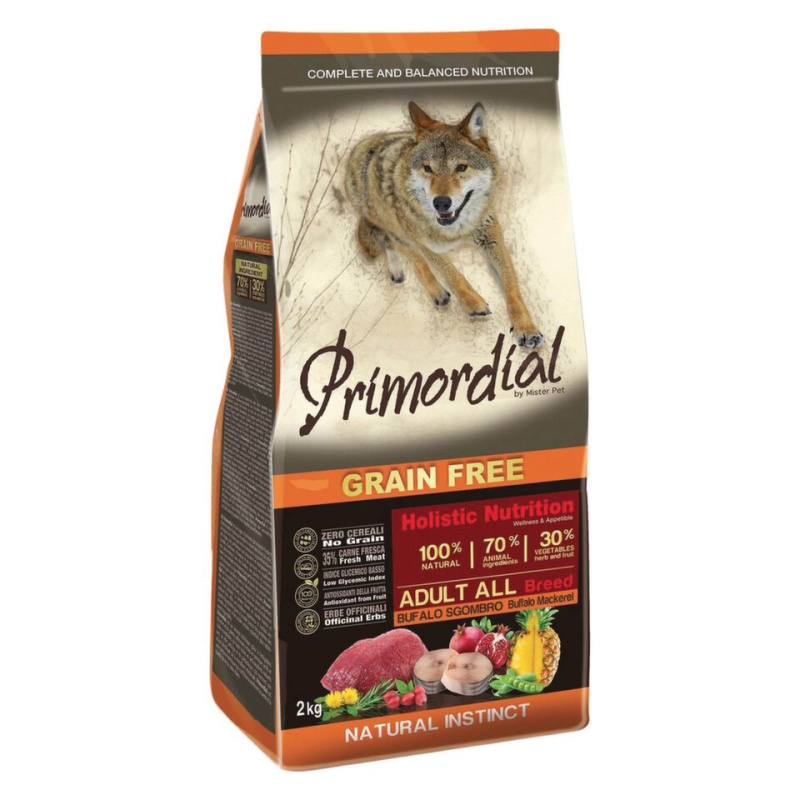 PRIMORDIAL Adult Buffalo&Mackerel 12 kg