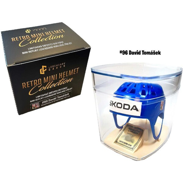 Legendary Cards Retro mini helmet - David Tomášek #96