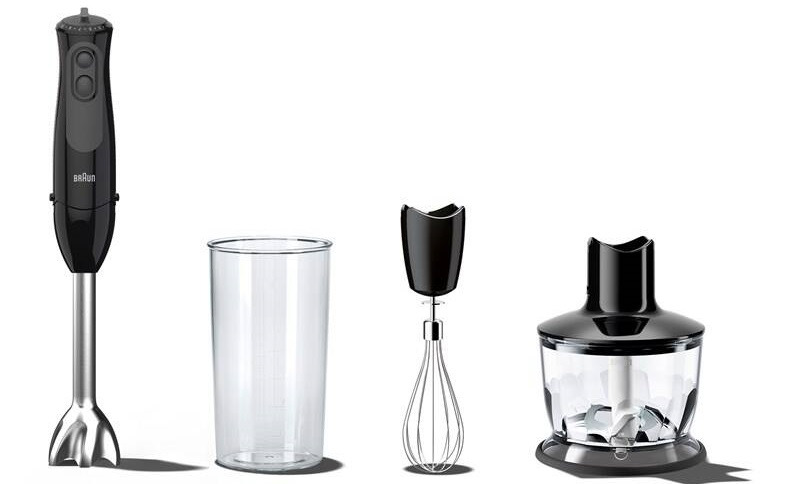 Ponorný mixér Braun MultiQuick 3 MQ3135BK / 900 W / černá Varianta: ivi0
