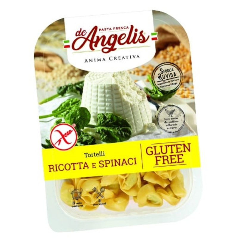 De Angelis Tortelli ricotta a špenát bez lepku