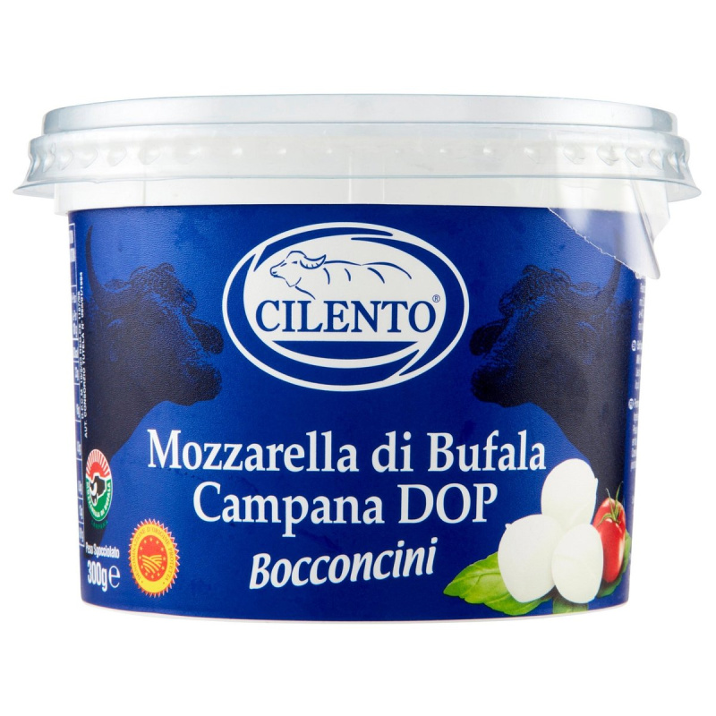Cilento Mozzarella di Bufala Campana CHOP Bocconcini v kelímku