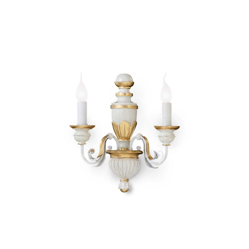 Ideal Lux Nástěnné svítidlo FIRENZE AP2 BIANCO