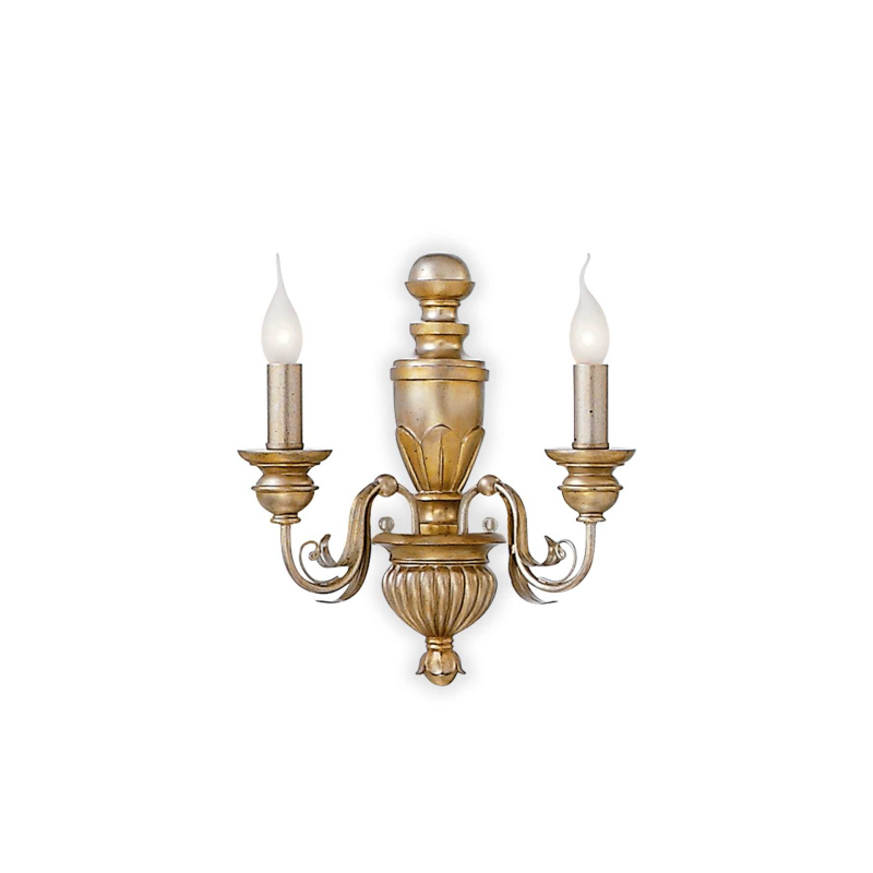 Ideal Lux Nástěnné svítidlo FIRENZE AP2 ORO