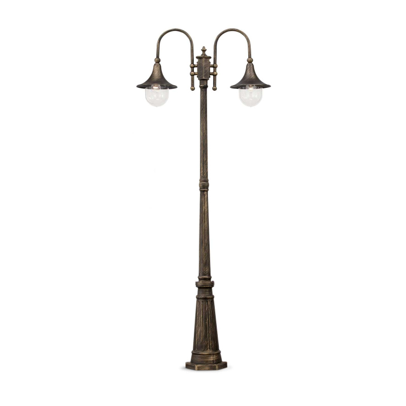 Ideal Lux Venkovní sloupkové osvětlení CIMA PT2 NERO