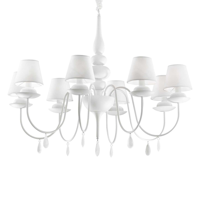 Ideal Lux Závěsné svítidlo BLANCHE SP8 BIANCO
