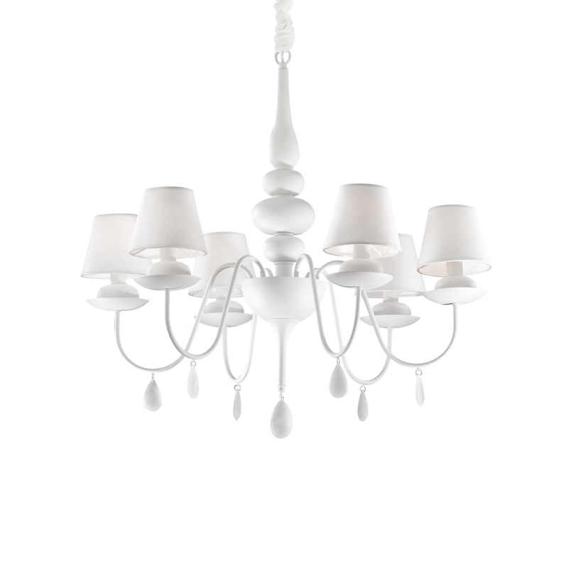 Ideal Lux Závěsné svítidlo BLANCHE SP6 BIANCO