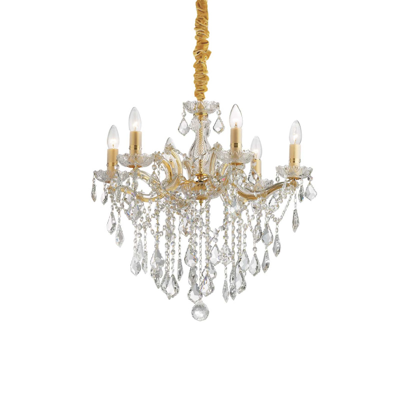 Ideal Lux Závěsné svítidlo FLORIAN SP6 ORO