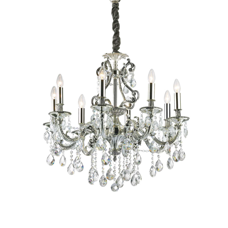 Ideal Lux Závěsné svítidlo GIOCONDA SP8 ARGENTO