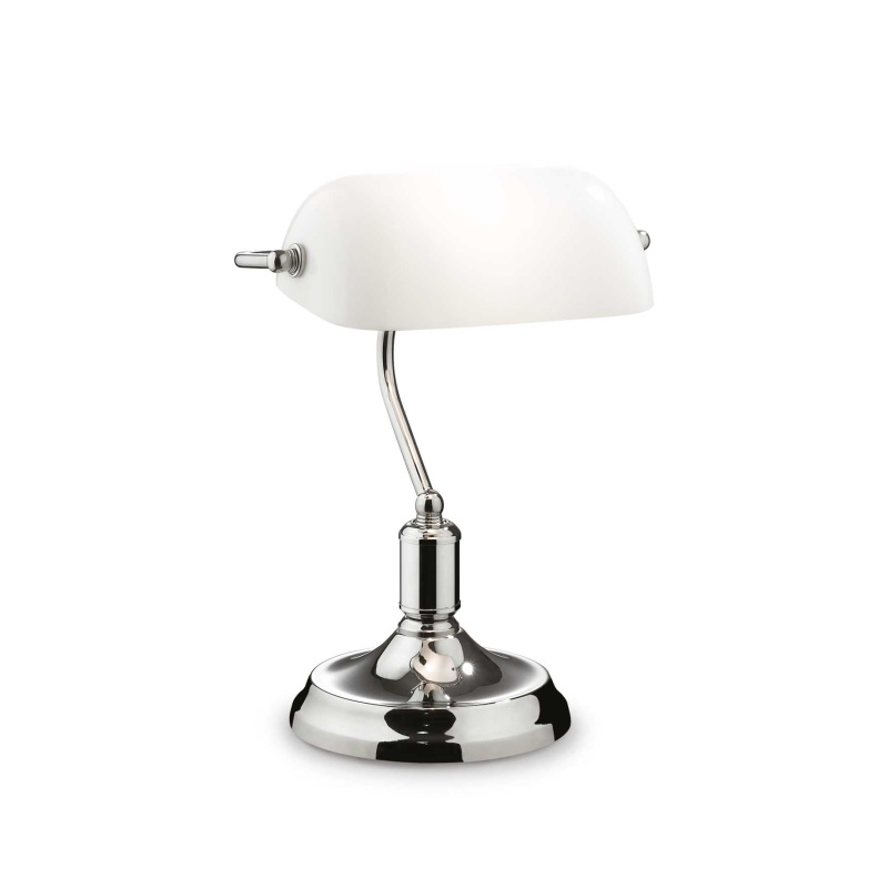 Ideal Lux Stolní lampa LAWYER TL1 CROMO