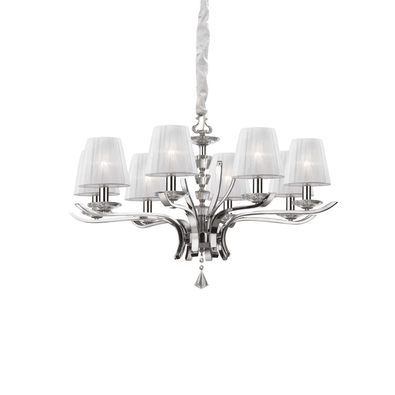 Ideal Lux Závěsné svítidlo PEGASO SP8 BIANCO