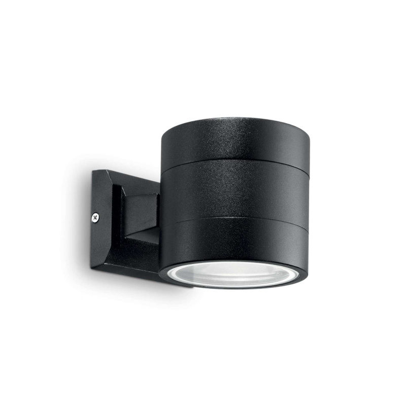 Ideal Lux Nástěnné svítidlo SNIF AP1 ROUND NERO