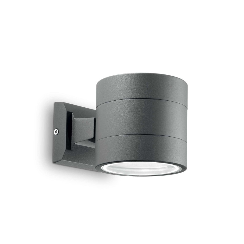 Ideal Lux Nástěnné svítidlo SNIF AP1 ROUND ANTRACITE
