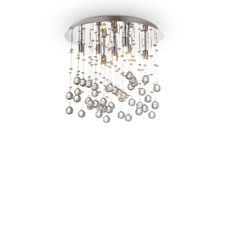 Ideal Lux Stropní svítidlo MOONLIGHT PL8 CROMO