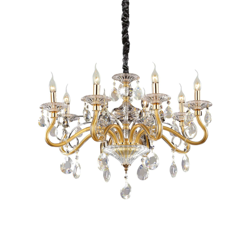 Ideal Lux Závěsné svítidlo NEGRESCO SP8 ORO