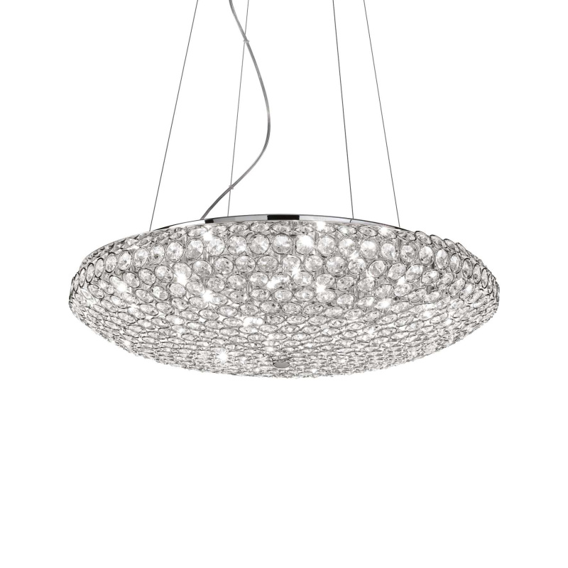Ideal Lux Závěsné svítidlo KING SP12 CROMO