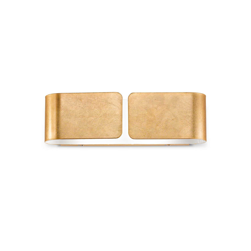 Ideal Lux Nástěnné svítidlo CLIP AP2 SMALL ORO