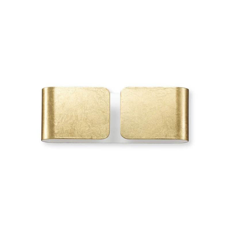 Ideal Lux Nástěnné svítidlo CLIP AP2 MINI ORO