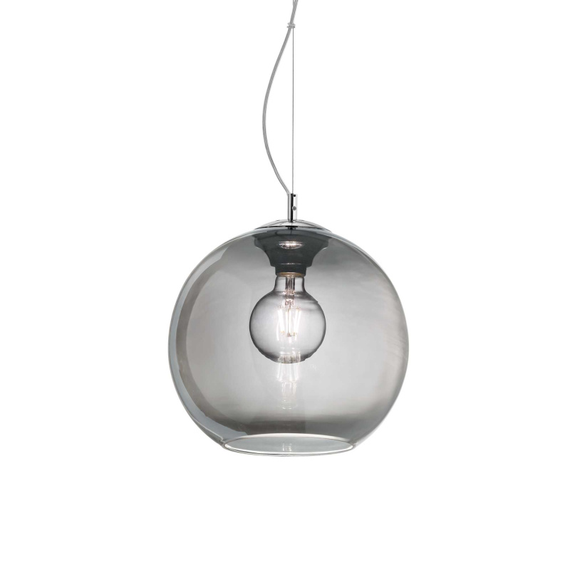Ideal Lux Závěsné svítidlo NEMO SP1 ø 30 cm Barva: Kouřová