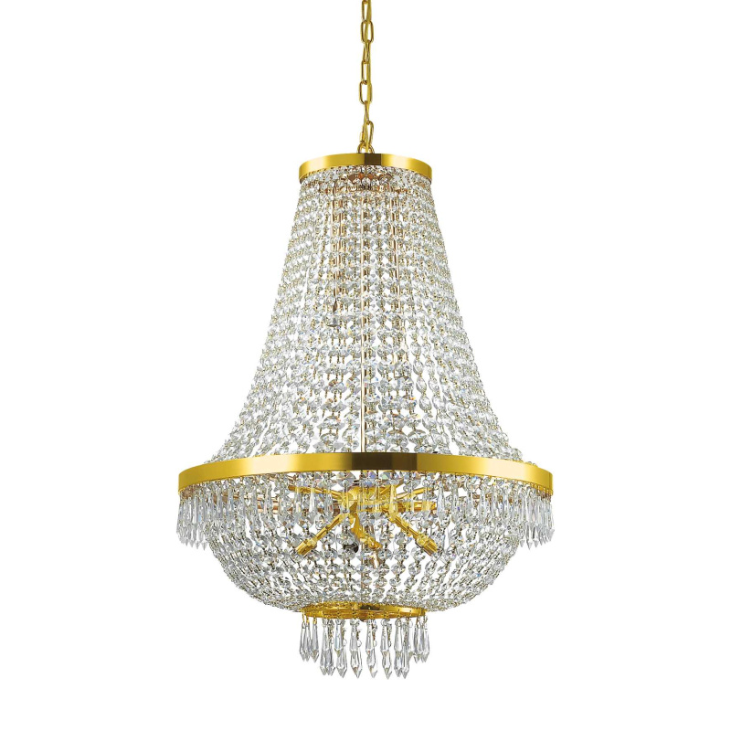 Ideal Lux Závěsné svítidlo CAESAR SP12 ORO