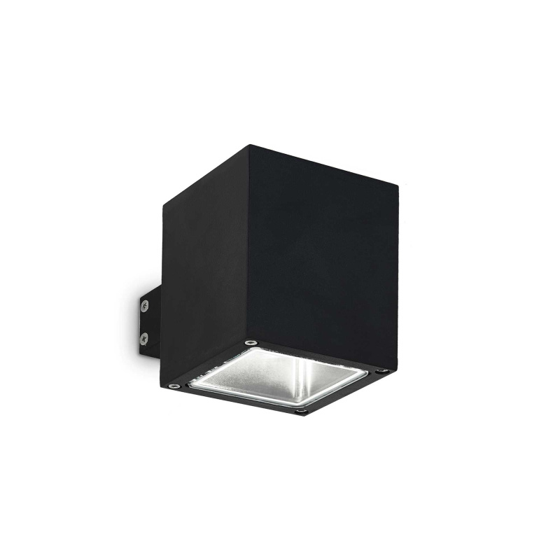 Ideal Lux Nástěnné svítidlo SNIF AP1 SQUARE NERO