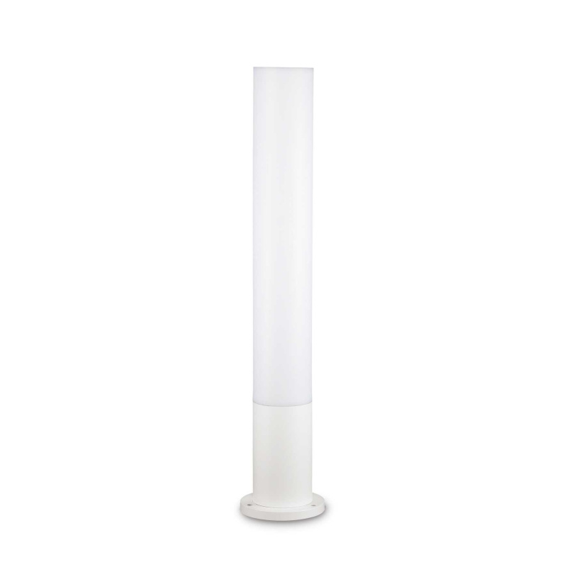 Ideal Lux Venkovní sloupkové osvětlení EDO OUTDOOR PT1 ROUND BIANCO