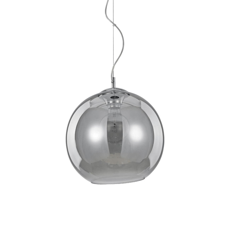 Ideal Lux Závěsné svítidlo NEMO SP1 ø 30 cm Barva: Fade chrom