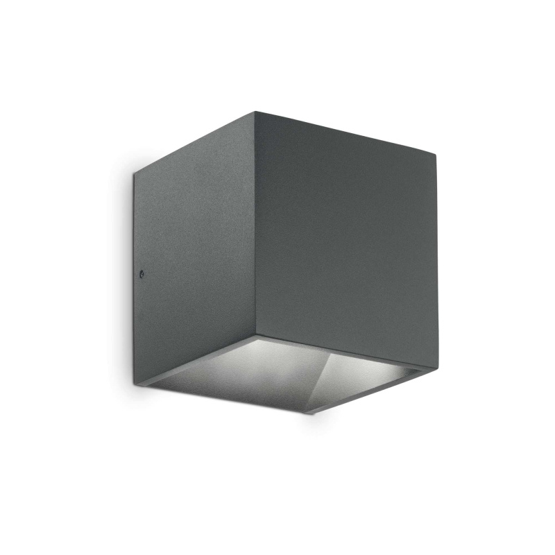 Ideal Lux Nástěnné svítidlo RUBIK AP1 D10 ANTRACITE 4000K