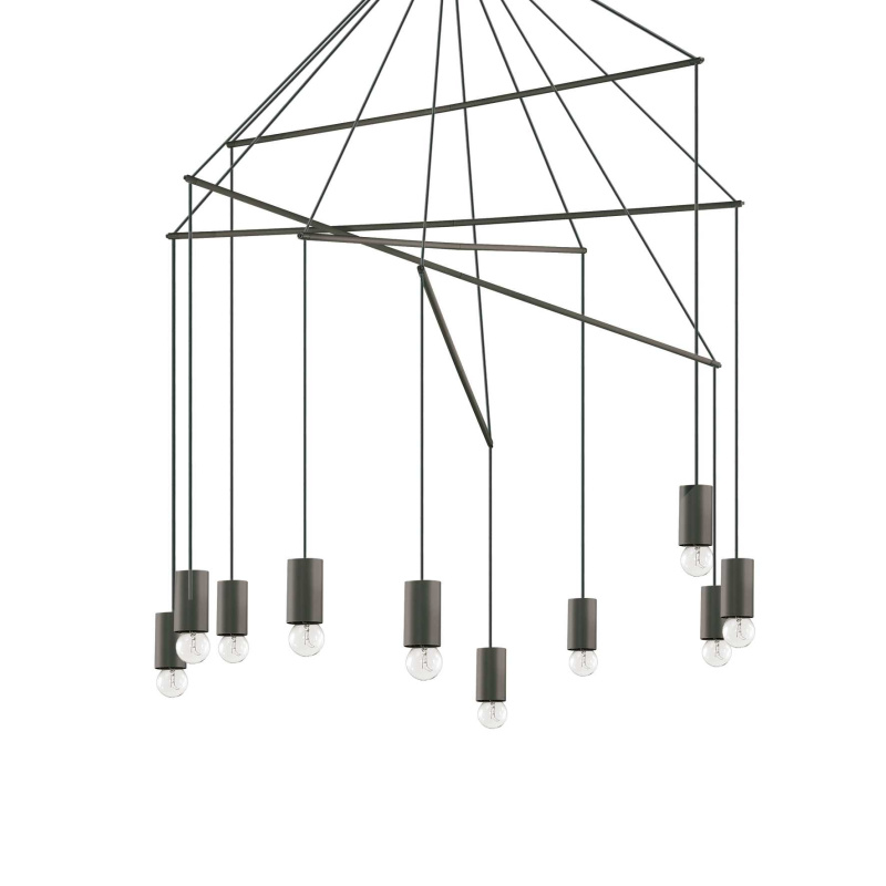 Ideal Lux Závěsné svítidlo POP SP10 NERO