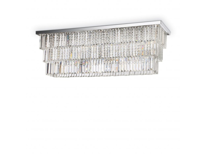 Ideal Lux Stropní svítidlo MARTINEZ PL8, d. 103 cm Barva: Chrom