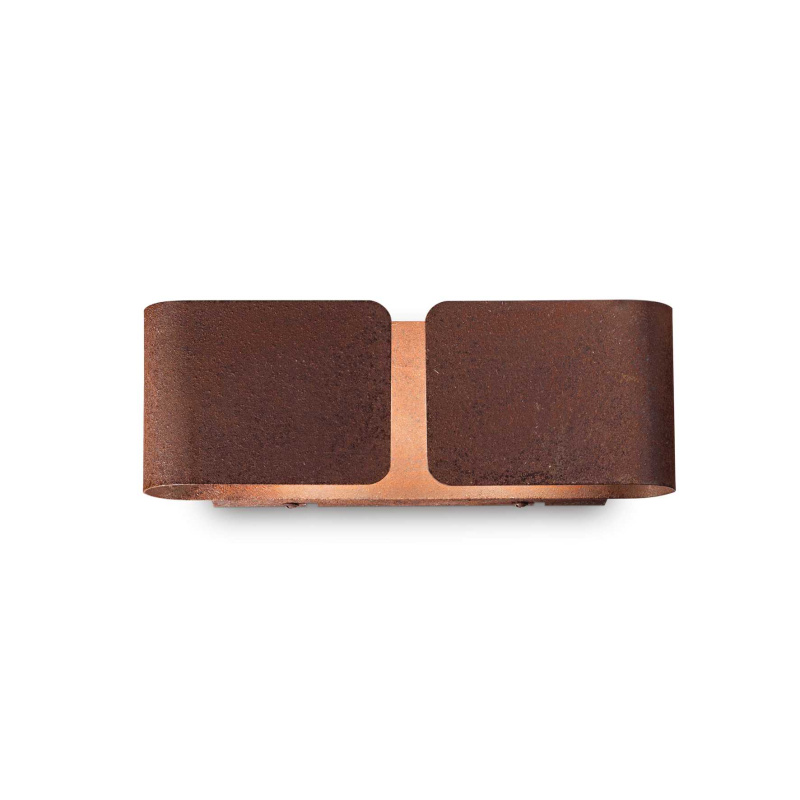 Ideal Lux Nástěnné svítidlo CLIP AP2 MINI CORTEN