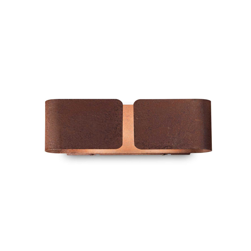 Ideal Lux Nástěnné svítidlo CLIP AP2 SMALL CORTEN