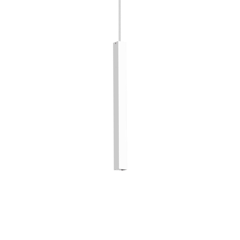 Ideal Lux Závěsné LED svítidlo ULTRATHIN square, v.40cm Barva: Bílá, Stmívání, řízení: bez stmívání
