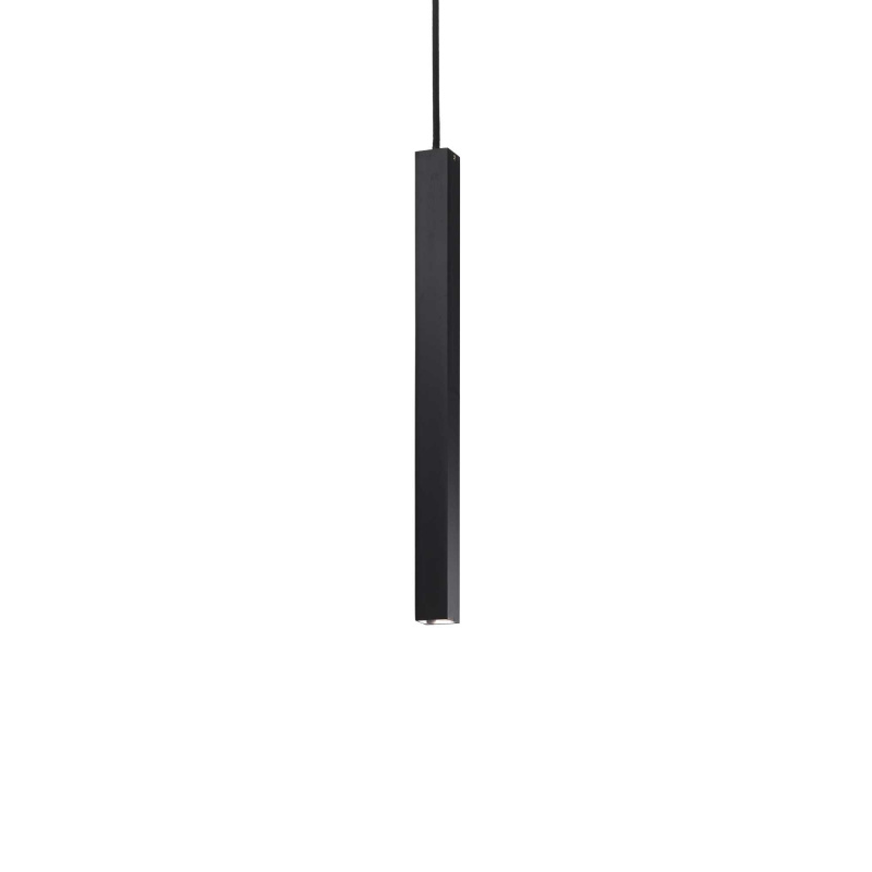 Ideal Lux Závěsné LED svítidlo ULTRATHIN square, v.40cm Barva: Černá, Stmívání, řízení: bez stmívání