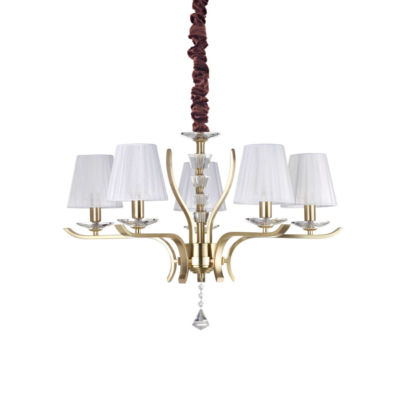 Ideal Lux Závěsné svítidlo PEGASO SP5 OTTONE