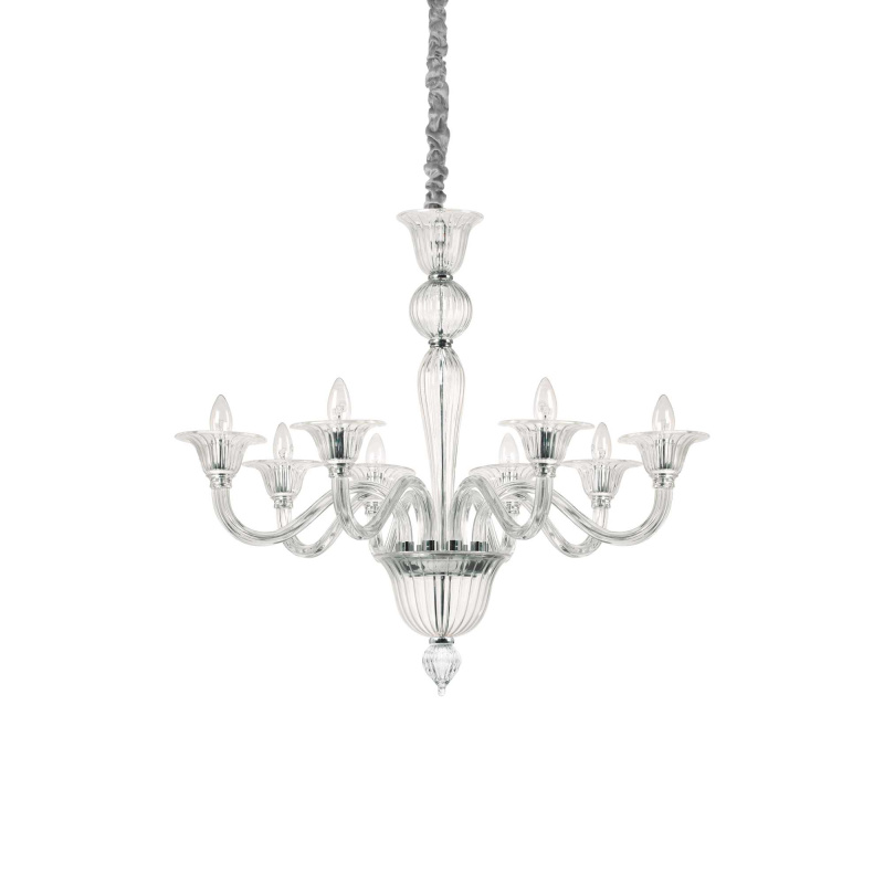Ideal Lux Závěsné svítidlo BRIGITTA SP8 TRASPARENTE