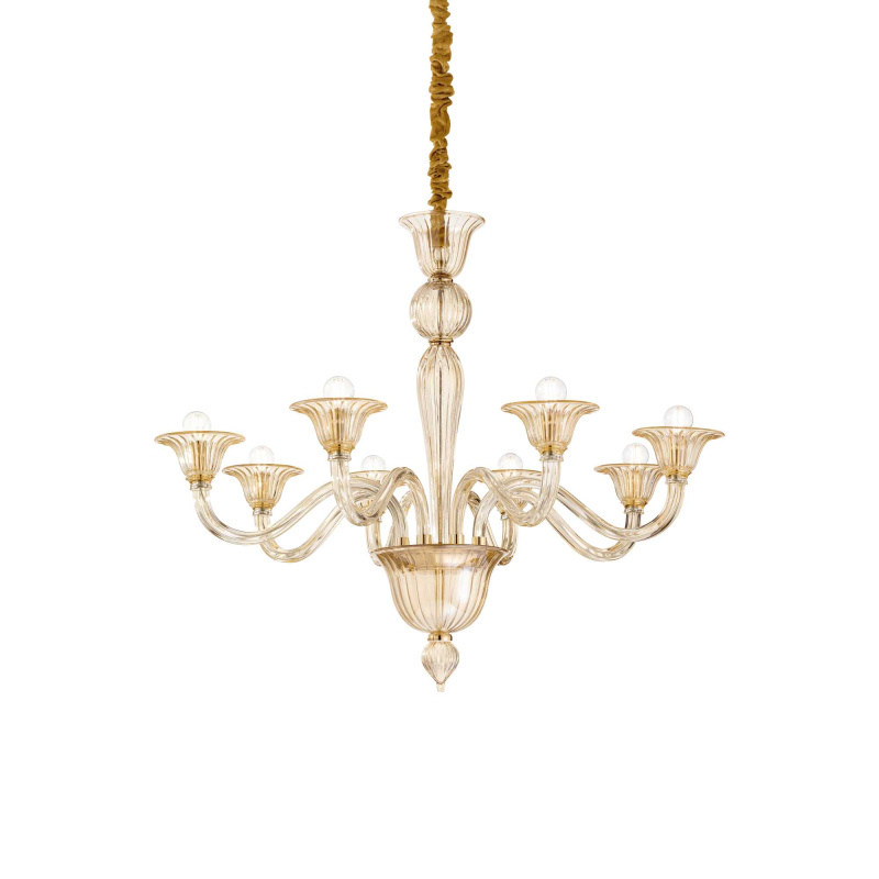 Ideal Lux Závěsné svítidlo BRIGITTA SP8 AMBRA