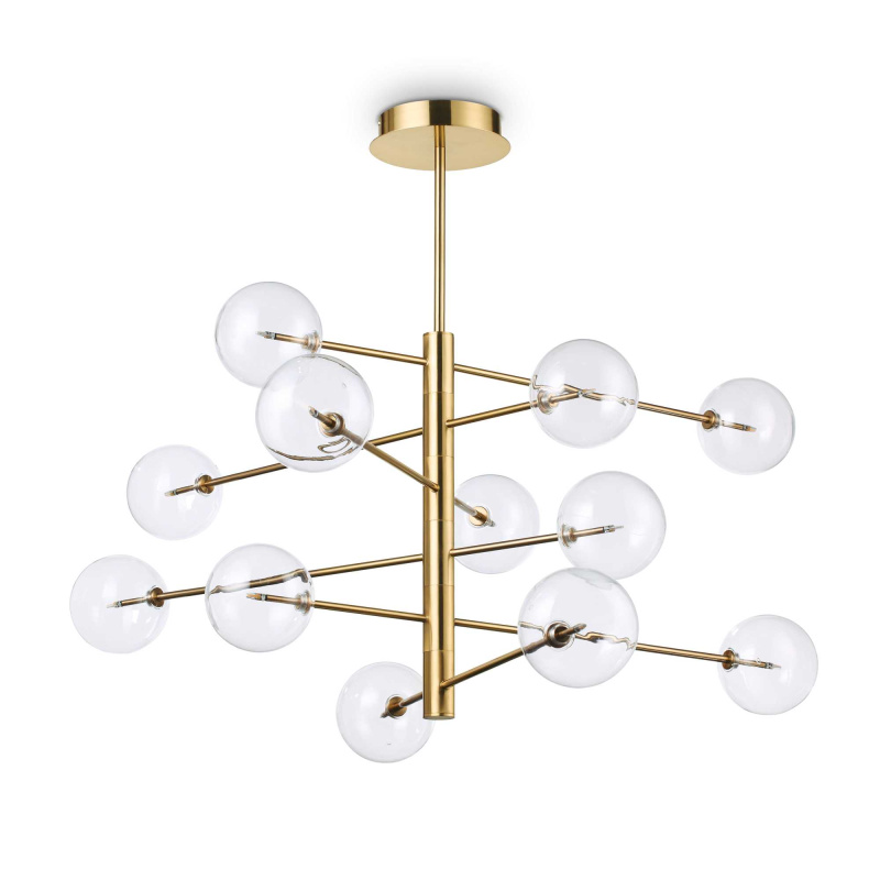 Ideal Lux Závěsné svítidlo EQUINOXE SP12 Barva: Mosaz