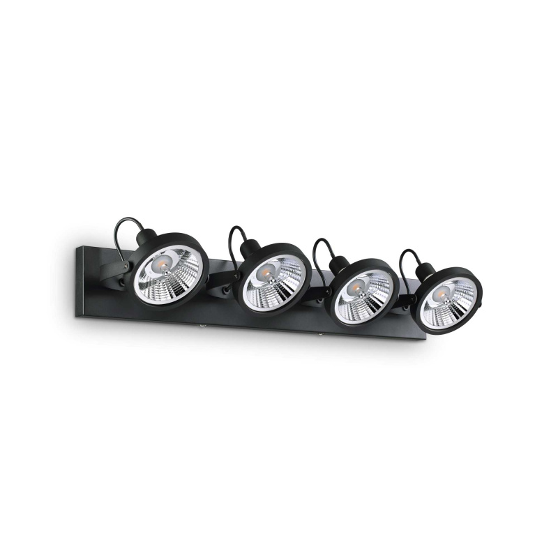 Ideal Lux Stropní svítidlo GLIM PL4 NERO